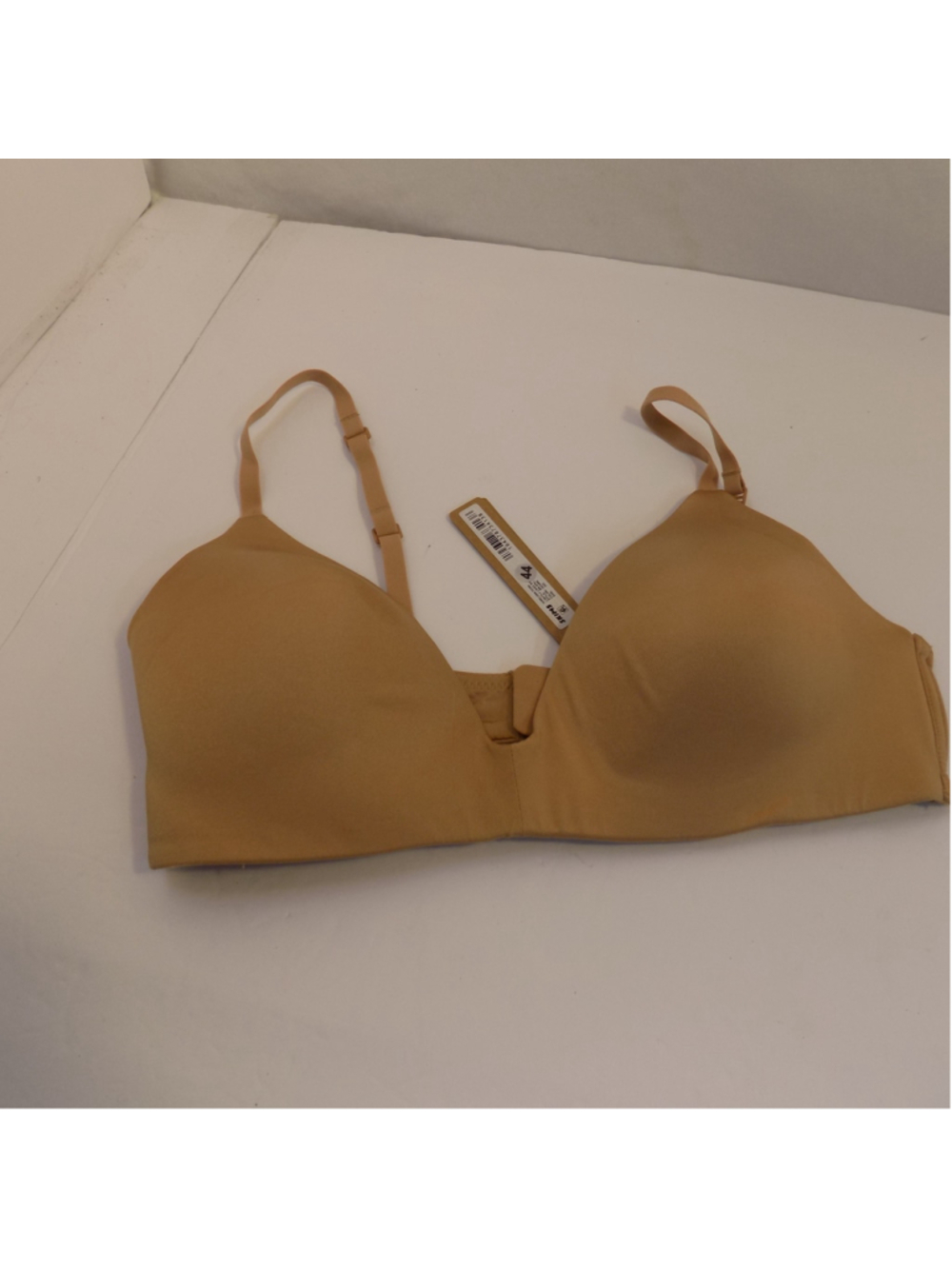 Women's SKIMS Wireless Form Lightly Lined Bra 34C Ochre